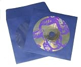1000 Navy Blue Colored Paper CD / DVD Disc Sleeves With Flap & Window #CDIWWFNB - Perfect for Organizing & Storing CDs and DVD Discs!