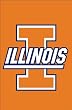 University of Illinois Flag - Garden Size