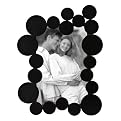 Steel Polkadots Frame - Black (4x6")