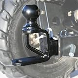 TRIO HD MP 2IN HITCH W/BALL MOUNT BLK