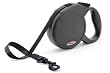 Flexi Large Retractable 16-Foot Classic All Belt 3 Leash, Black