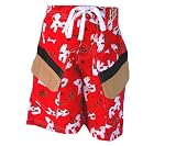 MaxOut UPF 50+, UV Protective Boy's Board Shorts (Trunks in Sizes 6mos - 7)