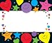 Trend Hearts and Smiles Name Labels