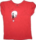 Emily the Strange juniors Whoooo Cares Owl Red T-Shirt
