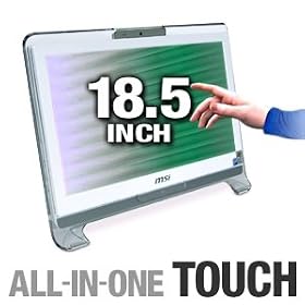 MSI AIO AE1900-05SUS 18.5-Inch Touch Screen Desktop PC - White