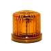 Fortune PL-300AJ-RCS02 Battery Powered Ultra Bright LED Remote Control Police Beacon, Frequency 2, 6" Diameter x 5" Height, Amber