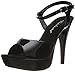 Pleaser Women's Cocktail-509/B/M Platform Sandal