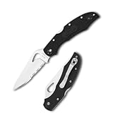 Spyderco byrd Cara Cara2 Black FRN ComboEdge Knife