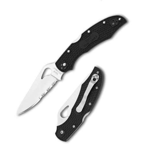 Spyderco byrd Cara Cara2 Black FRN ComboEdge Knife Spyderco byrd Cara Cara2 Black FRN ComboEdge Knife Hunting Knives