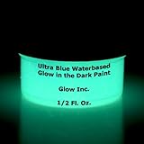 Ultra Blue Glow in the Dark Paint 1/2 Fluid Ounce