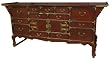 Interesting Bold Unique Furniture - 66" Japanese Design 13 Drawer Server / Buffett / Credenza