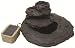 Solar Powered Outdoor Garden Leveled Slate Water Feature Fountain