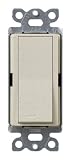 Lutron SC-3PS-LS Diva 15-Amp, 120-Volt to 277-Volt 3-Way Switch in Limestone