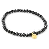 Satya Jewelry Gold Om Onyx Endurance Stretch B