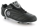 Turf 90 “Turf Striker” Boys Turf 90 Black Football Boots A Great Product For Any Little Boy Looking At Starting His Football Career Screw In Studs Allow The Wearer To Change The Style Of The Boots Ideal For Pe/Games At School Too – Black/White – 1 UK