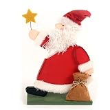 Traditional Santa with Sack and Star Medium
