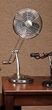 Deco Breeze Boom Arm Table Top Fan in Brushed Silver