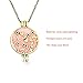 Essential Oil Diffuser Necklace,Aromatherapy Necklace Pendant,Perfume Necklace,Perfume Pendant,Elegant Style With 5 Refill PADs - Plating Alloy Locket Jewelry with 24