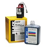 ~:~ EASTMAN KODAK ~:~ 21267100 Ink  Cart Kit, 1 500 ml Bottle of Ink/1 Ink Cartridge, Black
