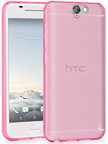 HTC One A9 Case, LK HTC A9 Case, Ultra [Slim Thin] TPU Gel Rubber Soft Skin Silicone Protective Case Cover for HTC One A9 (Hot Pink)