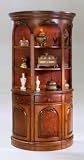 Cherry And Red Demilune Hutch And Chest