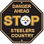 NFL Pittsburgh Steelers Stop Sign