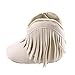 Itaar Baby Girls Boots Tassel Soft Bottom Non-slip Winter Warm Infant Toddler Shoes