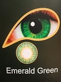 MesmerEyez Blendz 3 Month Wear Contact Lenses With Free 60ml Multi Purpose Solution & Free Lense Case - Emerald Green