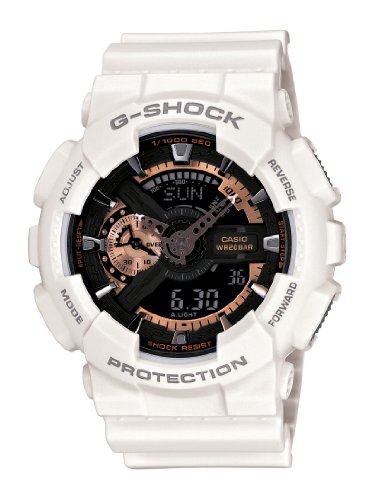 Casio Men's GA110RG-7A G-Shock White Watch