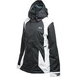 Oakley Women's Eaves 2.0 Jacket, Black/White, X-Small