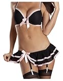 Escante Women's 3-Piece Bow Tie Skirt Set