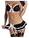 How To Measure Bra Sizes : Escante Women's 3-Piece Bow Tie Skirt Set