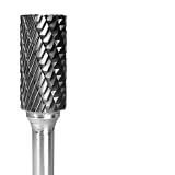 CARBIDE BUR GROBET MADE IN U.S.A. CYLINDER END CUT 7/16X1X1/4 DOUBLE CUT