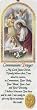 12 Mini-Bookmark Remembrances with Communion Prayer in Spanish, 2.25" x 6" - Girl