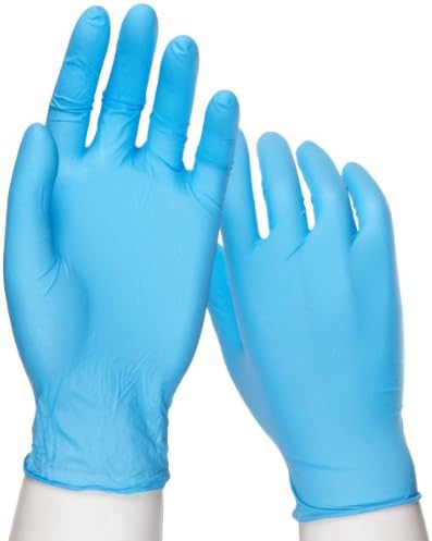 West Chester 2910 PosiShield Industrial Grade Disposable Nitrile Gloves, 4 mil, Powder Free: Light Blue, XX-Large, Box of 100
