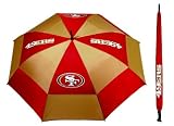 NFL San Fransisco 49ers 62-Inch Double Canopy Umbrella