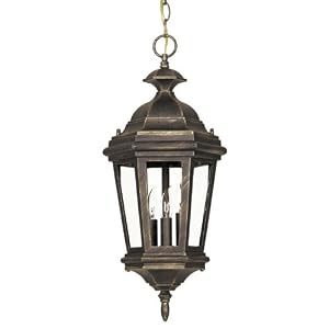 Kenroy Home 16315AP Estate 3-Light Hanging Lantern, Antique Patina by Kenroy Home