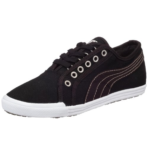 Puma Crete Wn’s 345141 01, Damen Sneaker, schwarz, (black-covert green-pink champagne 01), EU 39, (US 8 1/2), (UK 6)