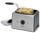 Bestron DND15200 Friteuse 1 Liter Edelstahl 1200 Watt