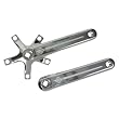 Bulletproof BMX Crankarm Set 170mm 110 BCD Forged Silver