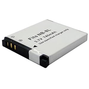 【クリックで詳細表示】≪ キャノン ≫ NB-8L 互換 バッテリー PowerShot A3100 IS 対応