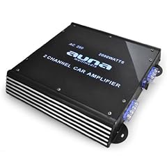 Auna 2-Kanal Auto-Endstufe Car Verst�rker 2000W max. (Acrylglas, LED-Lichteffekt) schwarz/silber