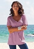 Roamans Plus Size Sweetheart Ultimate Tee