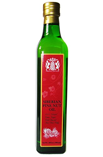 Organic, 100% Pine Nut Oil. 18 Fl. Oz. (500 Ml) Extra Virgin, Cold-pressed, Fresh Inventory Only, Made in Siberia, Russia. The Oil is Shipped from Refrigerated Warehouses in MI, USA. Flat Rate 5$.