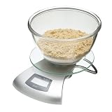 Master Class Deluxe Electronic Glass Platform Kitchen Scale 3kg (6.6lb), Gift Boxed