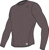 Nike Pro Long Sleeve Tight Crew Top, Size S