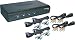 TRENDnet 4-Port USB / PS/2 KVM Switch Kit with Audio TK-423K