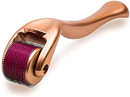 Derma Roller 0.5 mm, Best Anti Ageing Tool, for Wrinkles &amp; Lines, Stretch Marks, Acne, Hair Loss, Scar Removal, Pitted Skin and Hyper-pigmentation, Works Great with Numbing Cream Micro Rollers