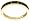 10k Yellow Gold Black Diamond Channel Set Band (1/2 cttw), Size 7