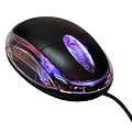 Small Black USB Wired Optical Light Scroll Wheel Mice Mouse for PC Laptop Computer